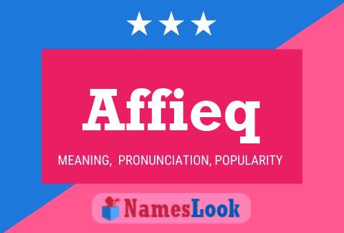 Affieq Name Poster