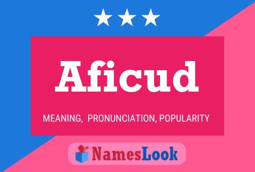 Aficud Name Poster