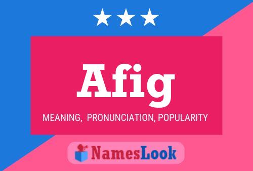 Afig Name Poster