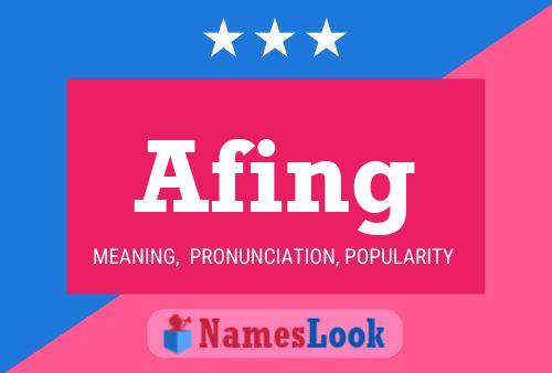 Afing Name Poster