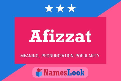 Afizzat Name Poster