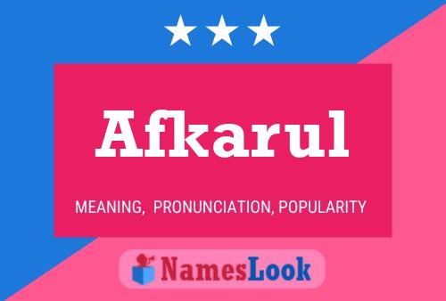 Afkarul Name Poster