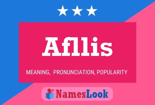 Afllis Name Poster