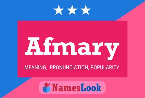 Afmary Name Poster