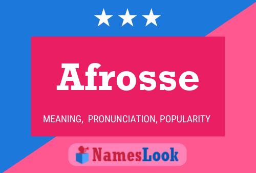 Afrosse Name Poster