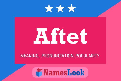 Aftet Name Poster