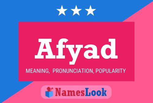 Afyad Name Poster