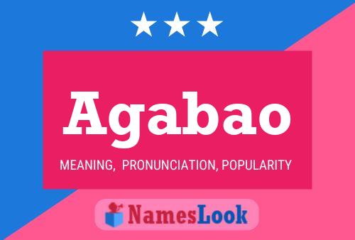 Agabao Name Poster