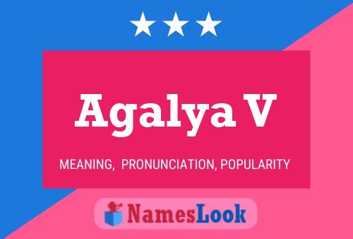 Agalya V Name Poster