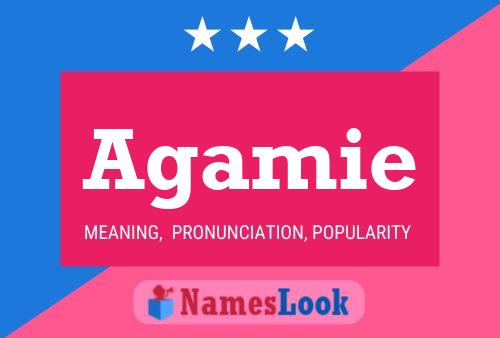 Agamie Name Poster