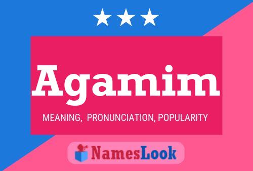 Agamim Name Poster