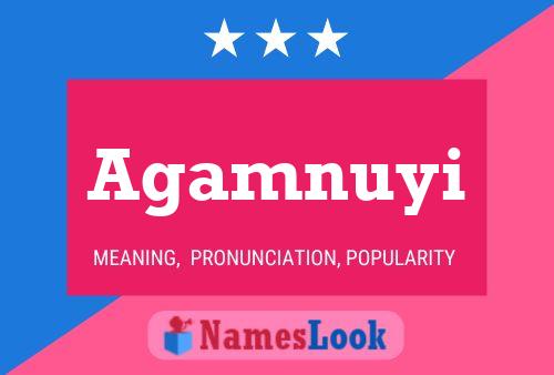 Agamnuyi Name Poster