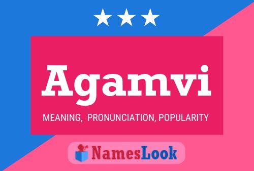 Agamvi Name Poster