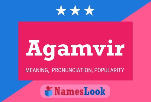 Agamvir Name Poster