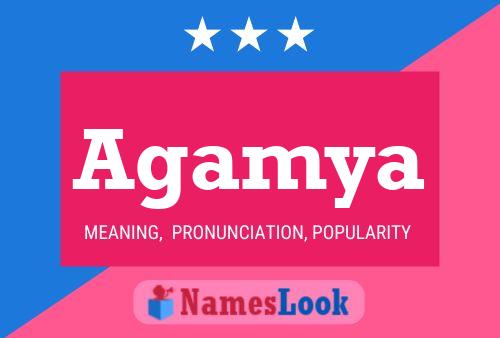 Agamya Name Poster