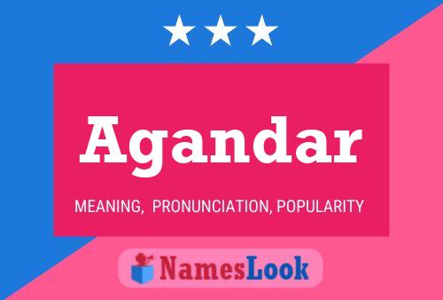 Agandar Name Poster