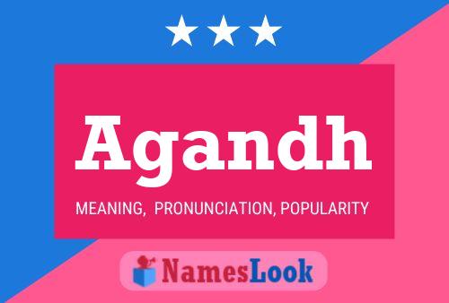 Agandh Name Poster