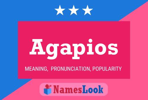 Agapios Name Poster