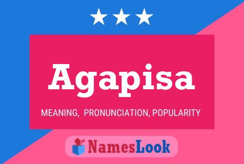 Agapisa Name Poster