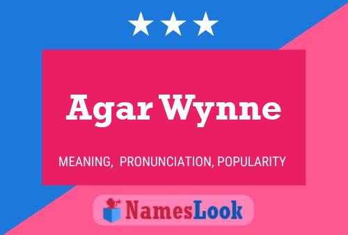 Agar Wynne Name Poster