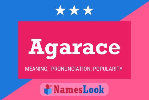 Agarace Name Poster