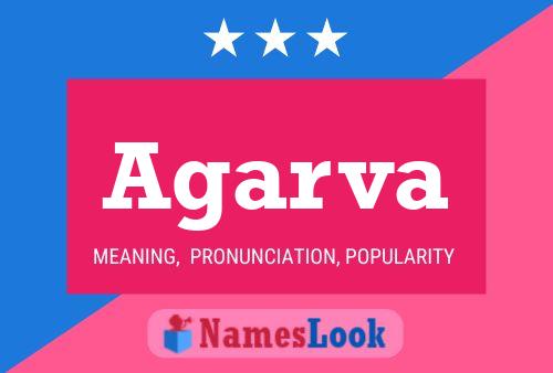 Agarva Name Poster