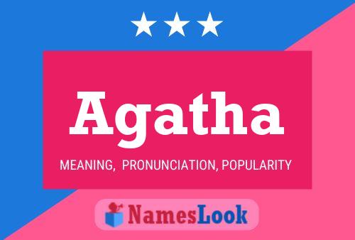 Agatha Name Poster