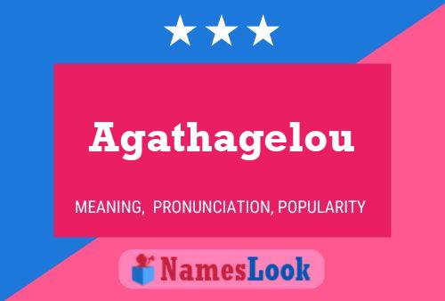 Agathagelou Name Poster