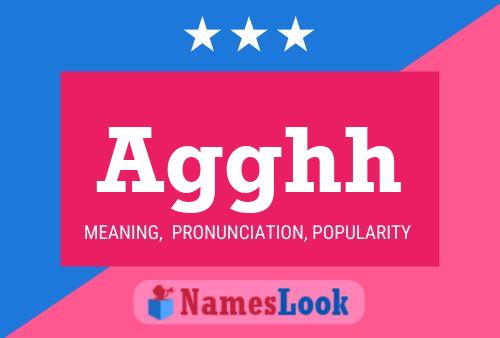 Agghh Name Poster