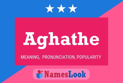 Aghathe Name Poster