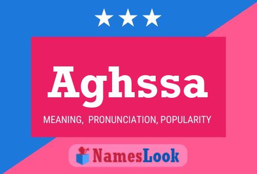 Aghssa Name Poster