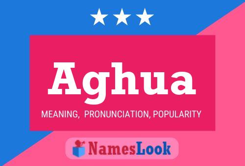 Aghua Name Poster