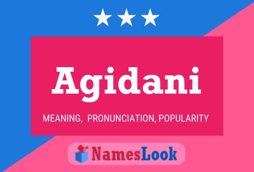 Agidani Name Poster