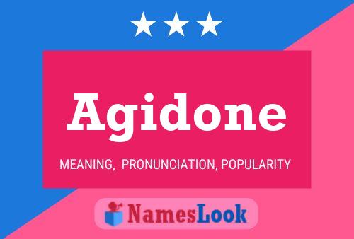 Agidone Name Poster