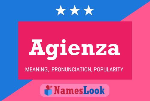 Agienza Name Poster