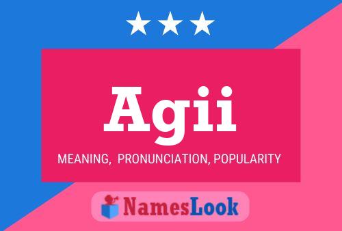 Agii Name Poster