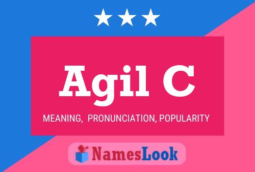 Agil C Name Poster