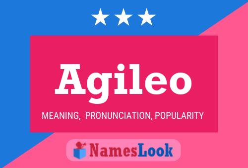 Agileo Name Poster