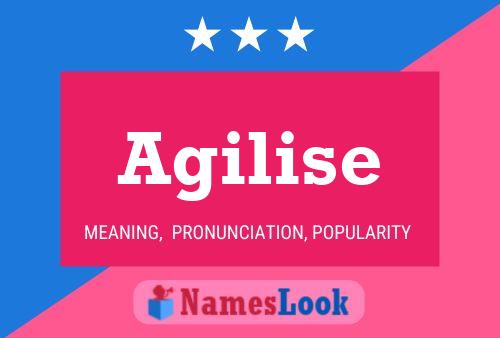 Agilise Name Poster