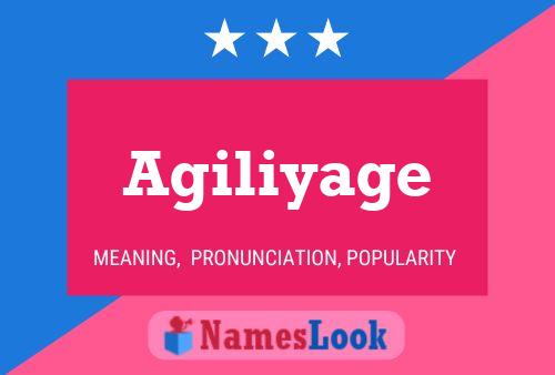 Agiliyage Name Poster