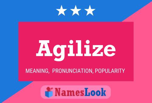 Agilize Name Poster