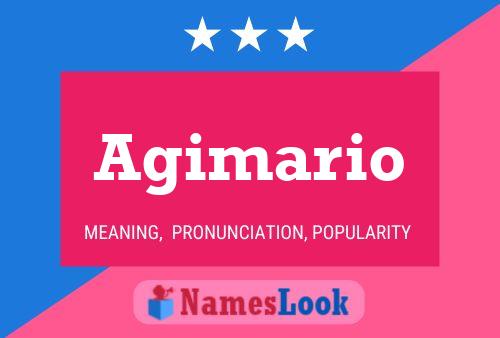 Agimario Name Poster