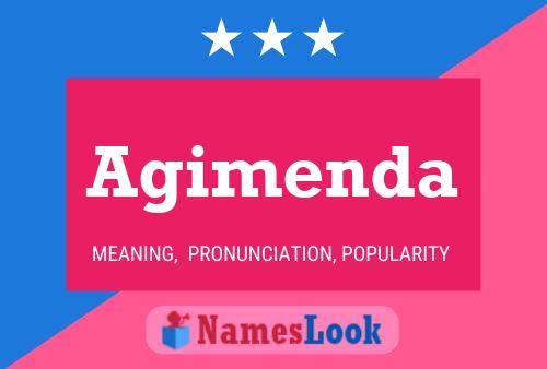 Agimenda Name Poster