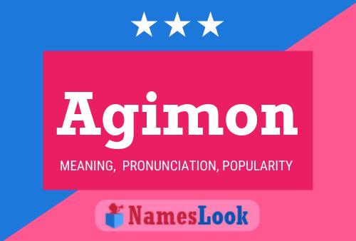 Agimon Name Poster