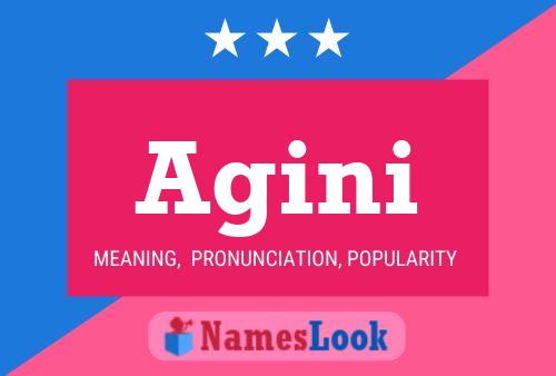 Agini Name Poster