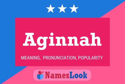 Aginnah Name Poster