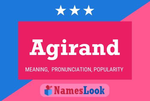 Agirand Name Poster