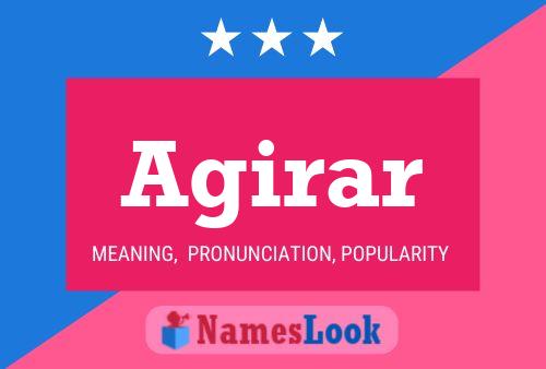 Agirar Name Poster