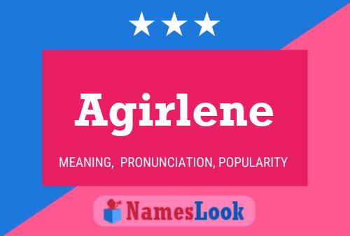 Agirlene Name Poster