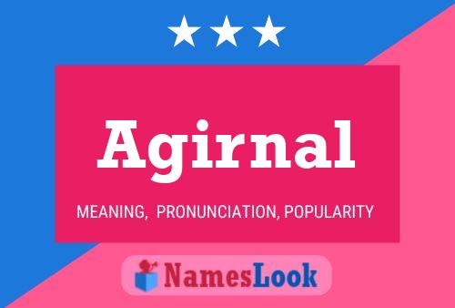 Agirnal Name Poster